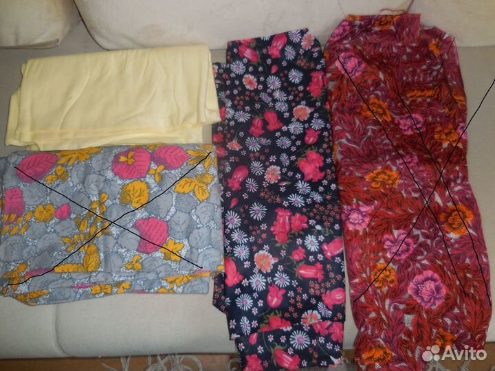 Отрезы тканей СССР новые