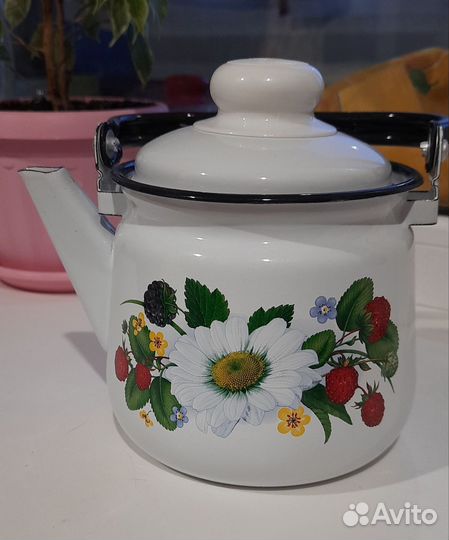 Чайник эмалированный