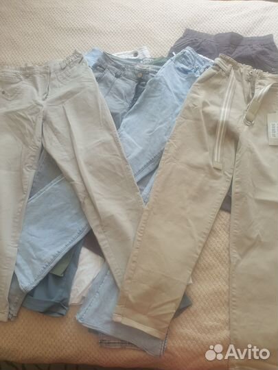 Брюки джинсы женские 44