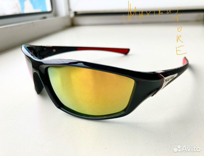 Очки с поляризацией с оранжевыми линзами