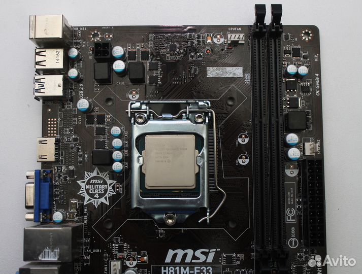 Материнская плата Msi h81m e33