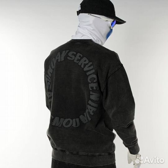 Свитшот Cav Empt погружной серый оверсайз