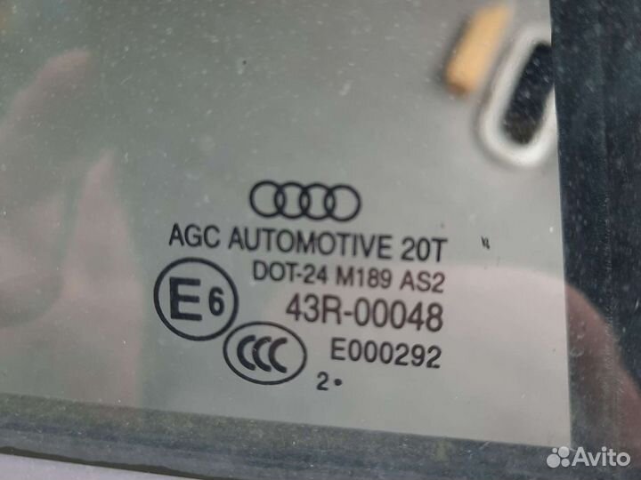 Стекло audi q5 заднее