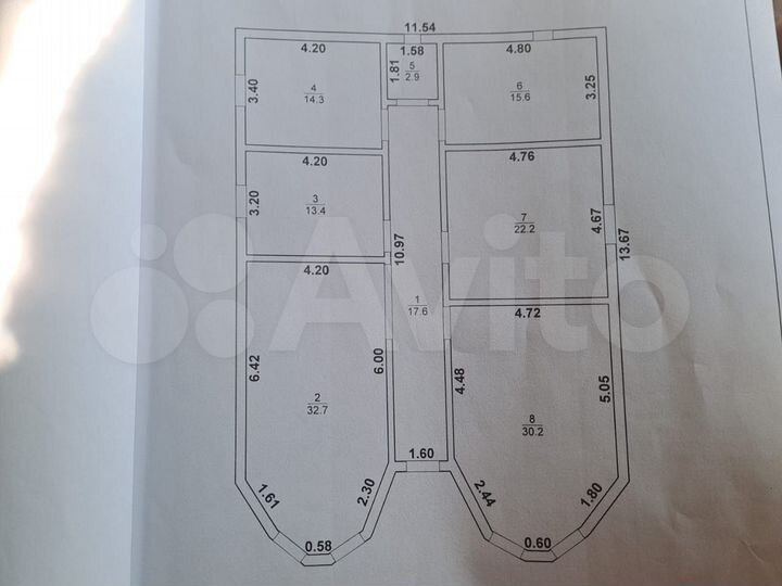 Дом 182,2 м² на участке 8 сот.