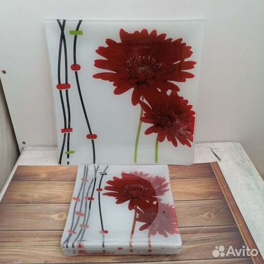 Набор тарелок 7 штук. Доставка