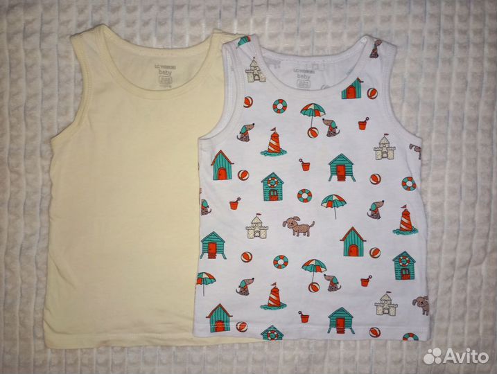 Майки и кофточки на девочку 92