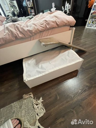 Ящик для хранения под кроватью икеа вардо