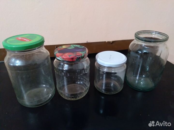 Стеклянные банки 0.5 л-1,0л