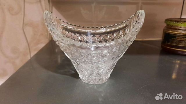 Хрустальная вазочка для варенья