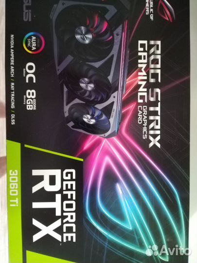 Видеокарта RTX 3060 ti