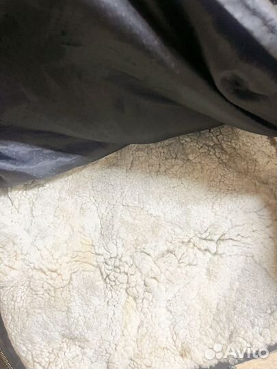 Кожаная дубленка мужская