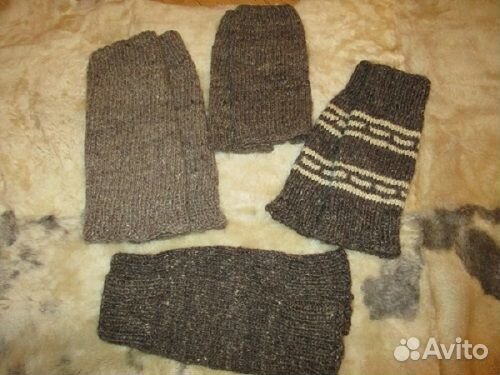 Наколенники из натуральной шерсти