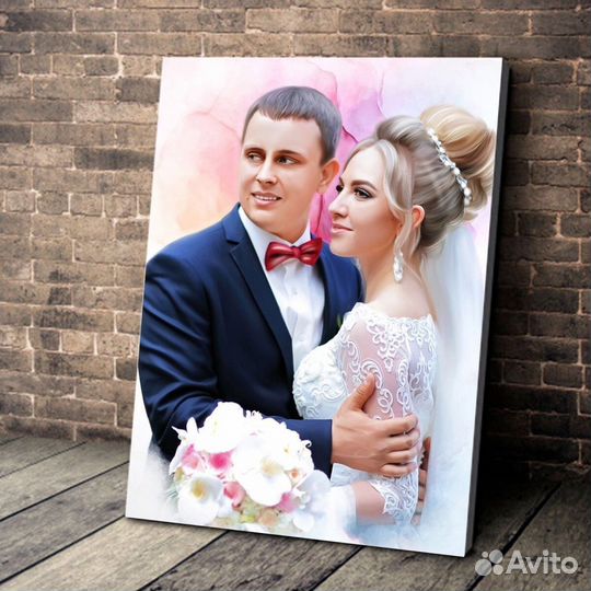 Портрет на холсте по фото