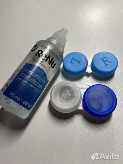 Раствор и контейнеры для линз