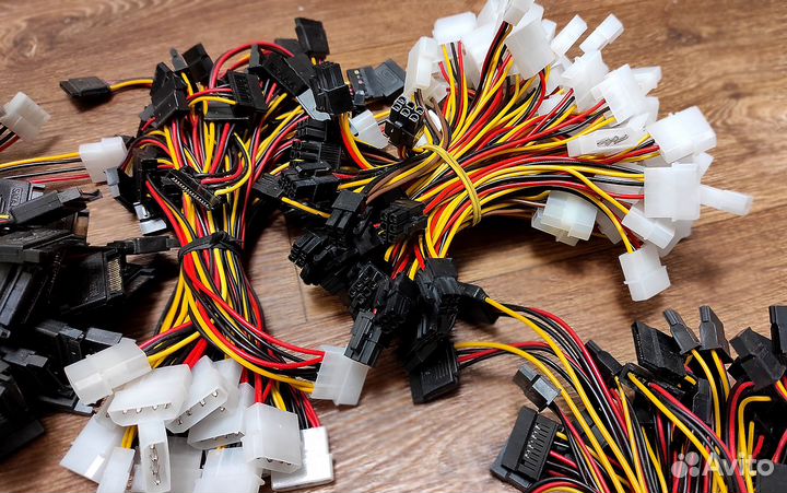 Переходники 6 Pin, 8 Pin, SATA, Molex, USB3, m2