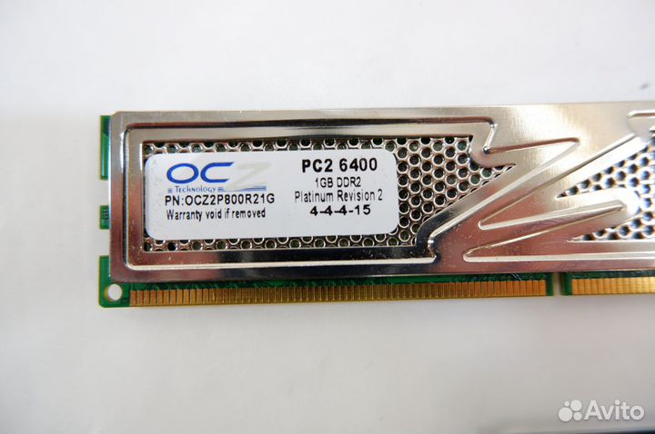 Модуль памяти DDR2 800 PC2-6400 2Gb KIT (2x1Gb)
