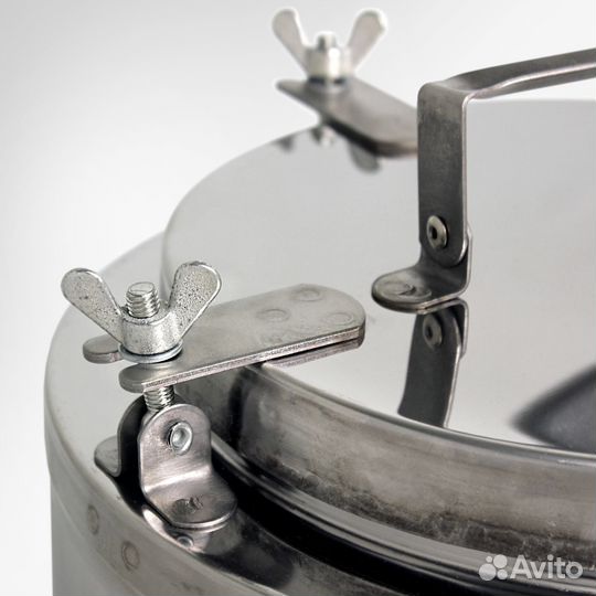 Армейский термос из нержавейки для еды 12 литров