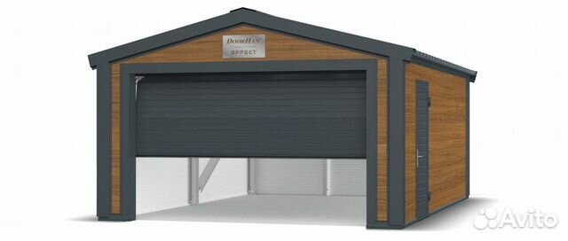 Быстровозводимый дом в Каневская гараж