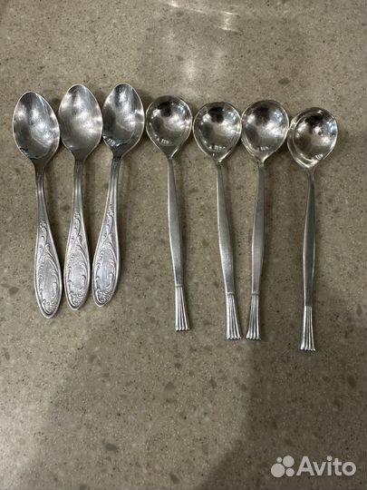 Кофейные ложки мельхиор