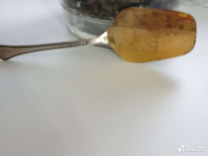 Лопатка серебро с позолотой СССР и вилочки для дес
