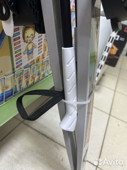 Лыжи подростковые 120 см серые с палками