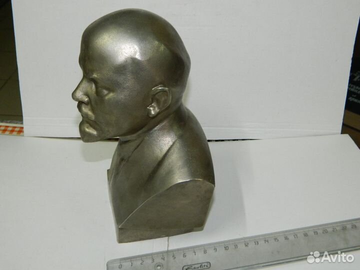 Бюст - В.И.ленин - ленин - литьё - винтаж - СССР