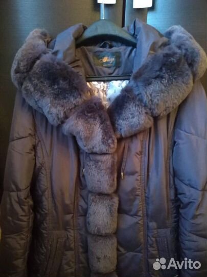 Пуховик-пальто мало б/у 48-50 размера