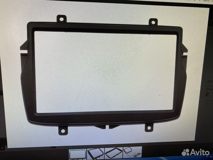 Переходная рамка доя Лада Vesta 2 din