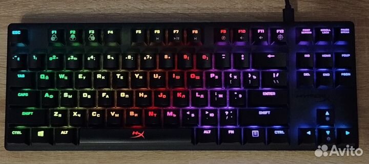 Игровая клавиатура Hyperx Alloy+ мышь MSI GM11 RGB