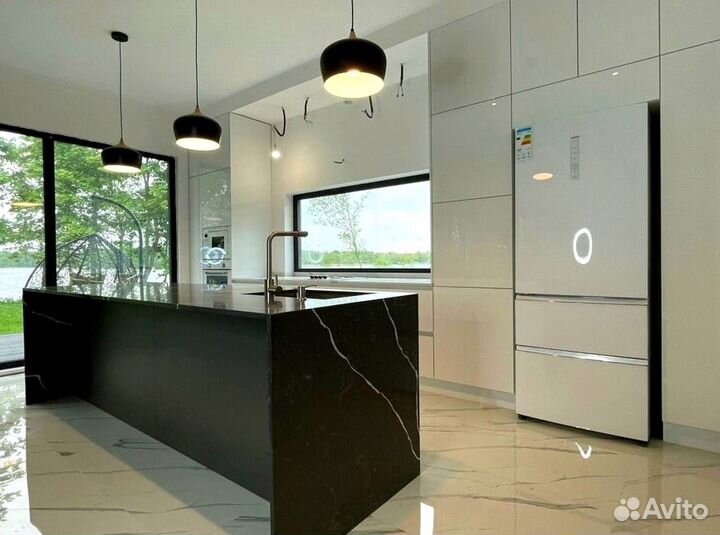 Угловая кухня с мдф фасадами в Москве