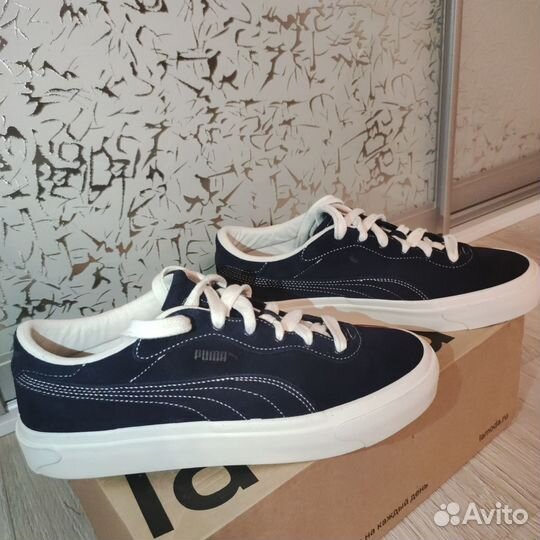 Кеды Puma Capri Royal Suede Puma Navy-Frosted Ivo