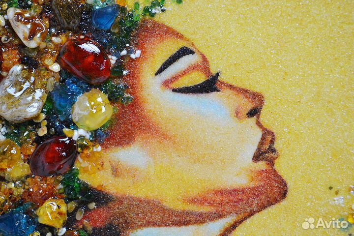 Картина из янтаря 