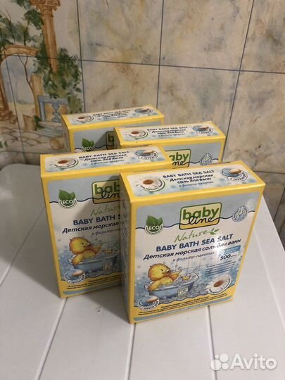 Детская морская соль для ванн Baby Line
