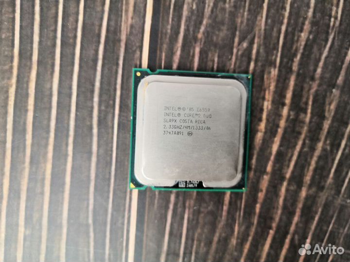 Процессор Intel core 2 duo E6550 2 ядра 2 потока