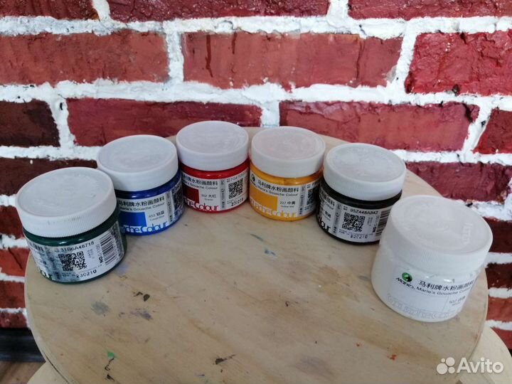 Краски для рисования гуашь