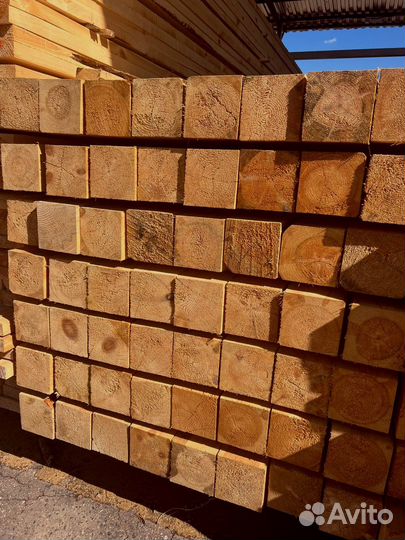 Брус обрезной 200х200х6000мм 1 сорт ГОСТ