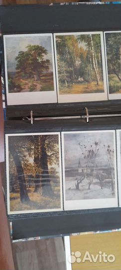 Открытки СССР живопись