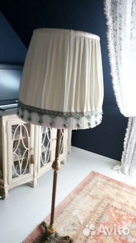 Торшер антикварный бронза, латунь