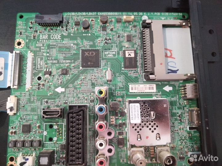 Main плата EAX65388006 (1.0) от LG 32LB552U