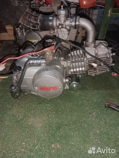 Двигатель yx125 электростартер