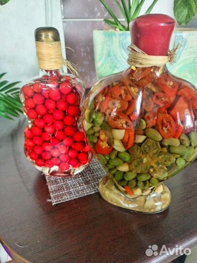 Бутылочки для украшения