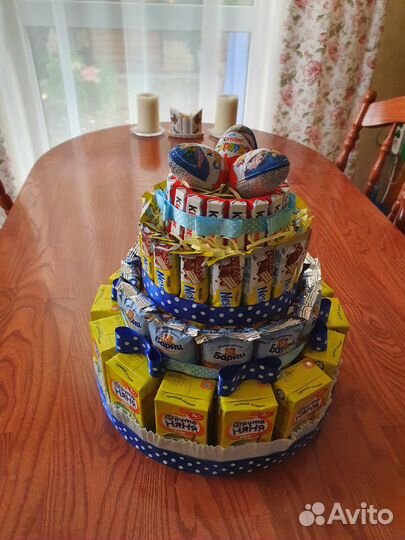 Торт из конфет