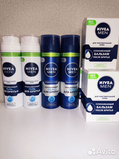 Нивея Бальзам после бритья, гель для бритья