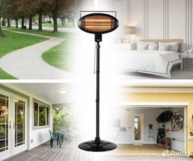 Уличный инфракрасный обогреватель 2000Вт (IP44)