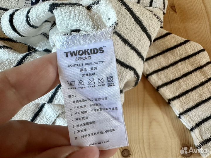 Новая тельняшка детская Twokids р.110