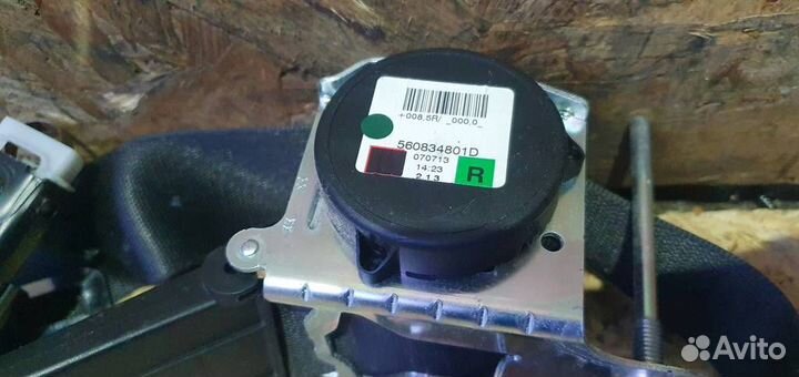 Ремень безопасности передний правый Opel Zafira B