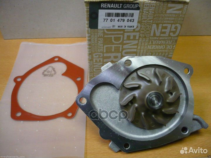 Насос водяной охлаждения двигателя 7701479043 R