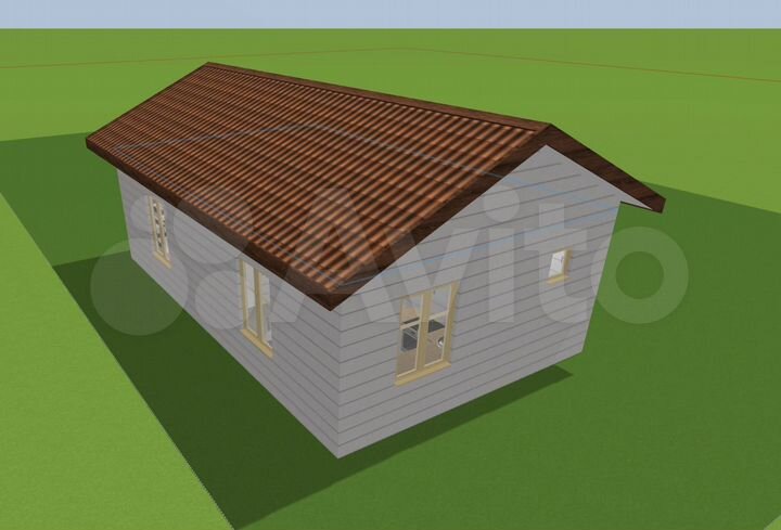 Дом 60 м² на участке 5 сот.