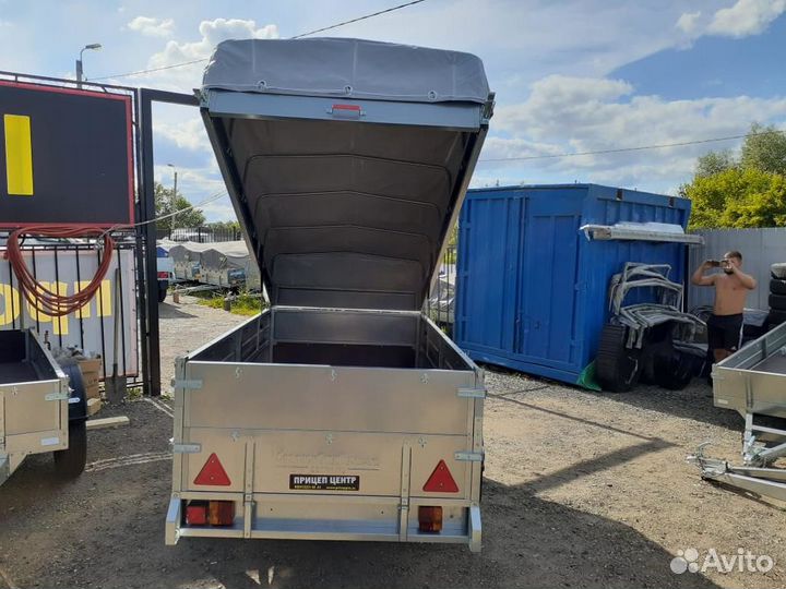 Прицеп сст 7132-02С с подъемно-надставным бортами