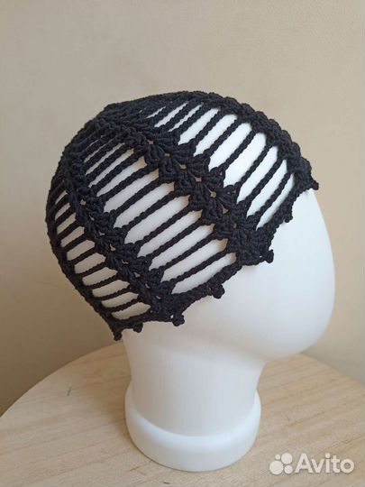 Шапочка ажурная паутинка. Шапка. Чепчик